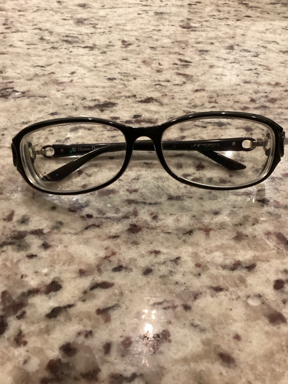 Dior Black Oval Women's Eyeglasses